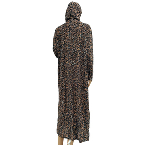 Hijabs Musulman 1 Pièce Abaya Vêtement <span class=keywords><strong>de</strong></span> Prière pour <span class=keywords><strong>Femme</strong></span> Dubaï Abaya Arabe Jibab Islam Fleurs <span class=keywords><strong>Djellaba</strong></span> Khimar Caftan Vêtements - Product Image 3