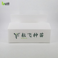Boîte à semis pliable et empilable en polypropylène ondulé GreenTree Heavy Duty - Logo personnalisé pour serre, pépinière, stockage de bonbons