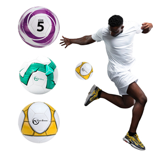 Balón de Fútbol Cosido a Máquina de la Mejor Calidad al por Mayor de Zhensheng, Balón de Fútbol Rojo, Tamaño <span class=keywords><strong>4</strong></span>, Tamaño 5, Tamaño 3 - Product Image 1