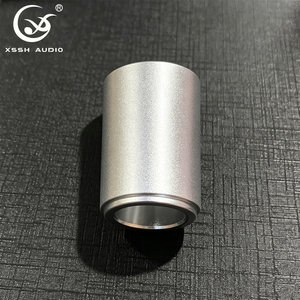 <span class=keywords><strong>YIYO</strong></span> XSSH Anneau de répartition de câble en alliage d'aluminium 17,5 mm, Organisateur de câblage argenté pour systèmes audio - Product Image 4
