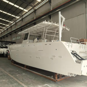 낚시를위한 가장 인기있는 2025 최신 카타마란 오두막 알루미늄 보트 - Product Image 5