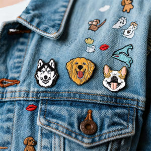 Fourniture de portrait de chien ensemble de badges en émail doux diverses races au format de dessin animé stylisé pour la culture des animaux de compagnie Merch cadeau dérivé personnalisé - Product Image 5