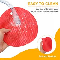 Sous-plats en silicone résistant à la chaleur, antidérapants, pour la cuisine, tapis en silicone multifonctionnels