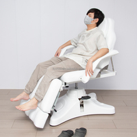 Fauteuil de beauté moderne à levage hydraulique et pivotant, avec pieds séparés, pour salon, spa, tatouage, physiothérapie, et soins du visage