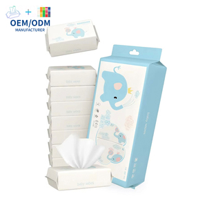OEM/ODM Lingettes de toilette de poche douces et non parfumées (lot de 64) Mini lingettes nettoyantes portables non tissées pour bébé et adulte - Product Image 6