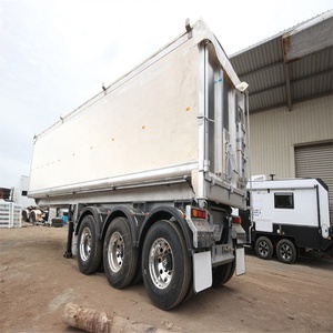 Changchi รถดัมพ์ท้าย36ton รถดัมพ์ท้ายรถดัมพ์อะลูมิเนียมอัลลอยพร้อมรางเมล็ดพืช - Product Image 3