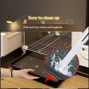 Villa pour chat transparente, modulable et multifonctionnelle, avec design à compartiments, tailles personnalisées et bac à litière intégré, vente en gros - Product Image 3