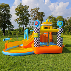 Trampoline <span class=keywords><strong>gonflable</strong></span> passionnant de glissière de <span class=keywords><strong>piscine</strong></span> de <span class=keywords><strong>jet</strong></span> <span class=keywords><strong>d</strong></span>'<span class=keywords><strong>eau</strong></span> de château plein <span class=keywords><strong>d</strong></span>'entrain pour des parties-jouet de parc aquatique <span class=keywords><strong>d</strong></span>'amusement - Product Image 5
