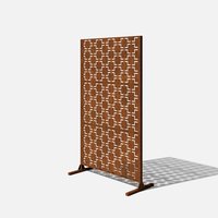 Paravent en métal, écran de séparation en acier galvanisé, pour l'intérieur ou l'extérieur, taille et couleur personnalisées