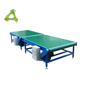 Convoyeur à bande <span class=keywords><strong>parallèle</strong></span> personnalisé, bande plate en PVC vert, système de convoyage automatique pour la production en ligne d'assemblage - Product Image 2