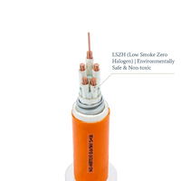 Cable Mineral Aislado con LSZH y Revestimiento de Aluminio, NG-A(BTLY) 0.6/1kV 5x16mm2, Resistente al Fuego, para Edificios de Gran Altura