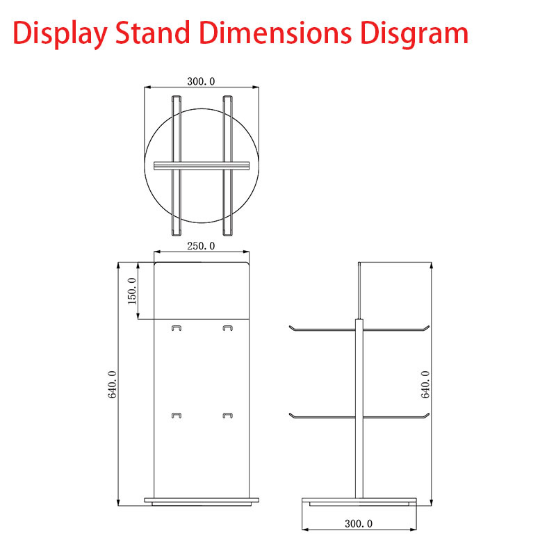 Apache Custom Counter Metal Jewelry Display Stand ForJewelry Store — view 2
