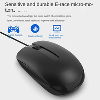 Ensemble clavier et souris filaire USB LVKIDRON 104 touches, 1000 DPI, avec boutons de basse, design ergonomique résistant aux éclaboussures, en stock pour le bureau professionnel