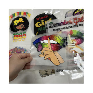 Venta al por mayor negro reina DTF transferencias <span class=keywords><strong>vinilo</strong></span> personalizado Transferencia de Calor Dtf transferencias diseños listos para presionar para camiseta - Product Image 2