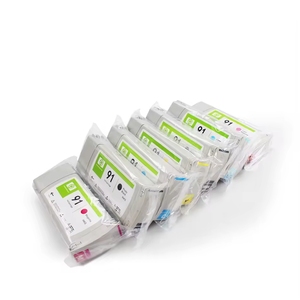 Cartouche d'encre reconditionnée 91, 8 couleurs, encre pigmentée de haute qualité pour imprimante HP Officejet Designjet Z6100 Z6100ps - Product Image 5