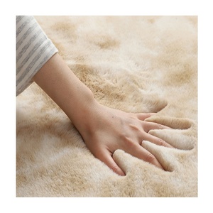 Tappeti morbidi di lusso popolari soffici in pelliccia di coniglio sintetico tappeti in peluche karpet e tappeti lavabili in finta pelle di montone <span class=keywords><strong>multicolore</strong></span> - Product Image 1