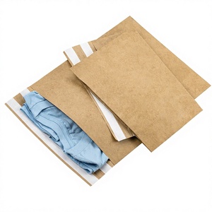 Bolsas de Envío para Ropa con Logotipo Personalizado de Finer Packaging, para Calcetines de Piel, Resistentes, Ecológicas, de Papel Kraft, para Envíos Postales - Product Image 2