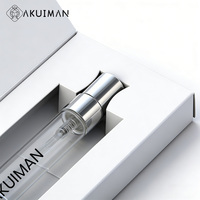 Frasco Rociador de Perfume Vacío 2ml 3ml 5ml 10ml de Vidrio Transparente con Tapa Dorada Portátil Reenvasado Logo Personalizado MOQ Bajo con Caja