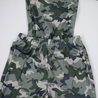 Combinaison une pièce pour bébés filles Af-1 Custom Factory, en tissu tricoté, imprimée, à volants, avec bretelles