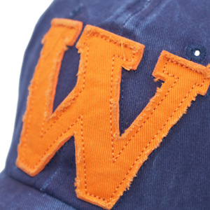 Cappellino da Baseball Regolabile a 6 Pannelli con Ricamo Classico Lettera W in PVC, per Tutte le Stagioni, Resistente allo Sbiadimento, Vendita all'Ingrosso - Product Image 2