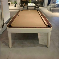 Meubles de divertissement à domicile modernes et convertibles, conçus sur mesure, pour salons et salles de jeux haut de gamme, table de billard