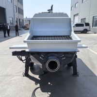 Mini pompes à béton à prix P-755 avec télécommande et pompe de coulée de béton électrique à levage automatique