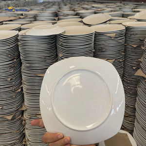 Assiettes rondes et carrées en porcelaine blanche <span class=keywords><strong>de</strong></span> 6, 7, 8, 9, 10,5 pouces avec différentes tailles pour le Pérou, le Chili, la Bolivie et l'Équateur - Product Image 3