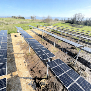 1軸ソーラートラッカー重荷重カスタマイズPVソーラーパネル追尾構造キット高効率2MW単軸ソーラートラッキングシステム - Product Image 5