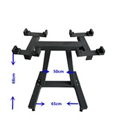 Support de Rangement et Présentoir pour Haltères Ajustables en Fer, Prix Usine OEM, Circulaire, Non Pliable, pour Usage Domestique et Commercial