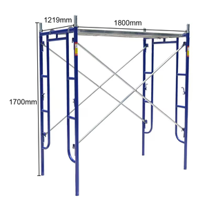 Échafaudage compact et portable avec échafaudage tubulaire et échafaudage de façade, permettant une assemblage rapide, plateforme d'accès pour entrepreneur - Product Image 2