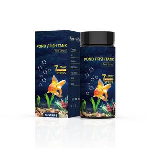 7 In 1 Complete Testkits Voor Thuiswater 100 Strips <span class=keywords><strong>Tester</strong></span> Zwembadgereedschap En Accessoires Voor Het Testen Van Visvijverwater - Product Image 1