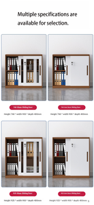 Archivador de Acero Moderno y Personalizable con Puerta Corredera con Cerradura y Gabinete Inferior de <span class=keywords><strong>Metal</strong></span> - Product Image 4