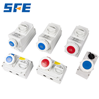Prise industrielle mécanique SFE CEE/IEC60309 étanche IP44 IP67 16A 32A 63A 4 et 5 broches avec interrupteur isolant à verrouillage