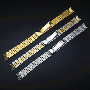 Rollex 시계 밴드 날짜 13mm 용 스테인레스 스틸 팔찌 스트랩 - Product Image 6