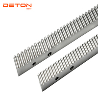 Crémaillère hélicoïdale, crémaillère linéaire, pièces détachées pour machine de gravure laser DETON 1.5M 2M 3M, crémaillère hélicoïdale CNC, crémaillère linéaire