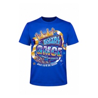 Kaos Acara Cheerleading Kustom Unisex Lengan Pendek Cetak Grafis Semangat Tim Kompetisi Tari Cheer Tee Hitam