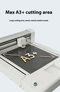 Machine <span class=keywords><strong>de</strong></span> découpe intelligente à positionnement automatique pour papier A3, <span class=keywords><strong>film</strong></span> PVC/PET auto-adhésif et carton - Product Image 2