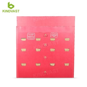 Flexo Print Half <strong>Pallet</strong> Annual Event Trade Show Exhibition Clothes Retail Pop Cardboard <strong>Display</strong> Products for Clothing T-shirt - Product Image 5