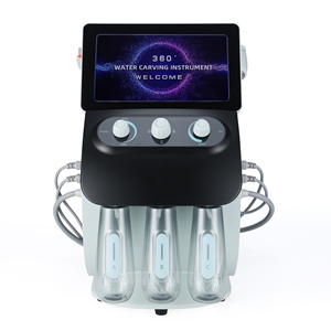 Appareil portable de microdermabrasion au diamant H2O, nouvelle technologie, nettoyage en profondeur à bulles d'oxygène, machine sur pied en plastique ABS, pour le <span class=keywords><strong>visage</strong></span> (AU/US) - Product Image 1