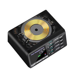 8-Cổng Sạc Nhanh 110W 4pd + 4qc3.0 Thông Minh Đa USB Trạm Sạc Tương Thích Máy Tính Xách Tay Điện Thoại Di Động Pd45W Máy Tính 20W Đèn - Product Image 2