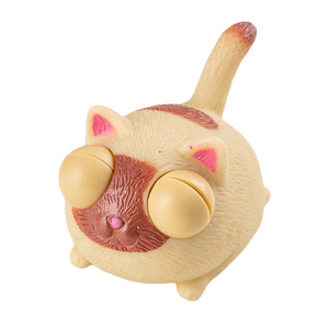Jouet anti-stress amusant en forme de dessin animé, jouet à presser avec des yeux qui sortent, jouets animaux, jouets de décompression - Product Image 1