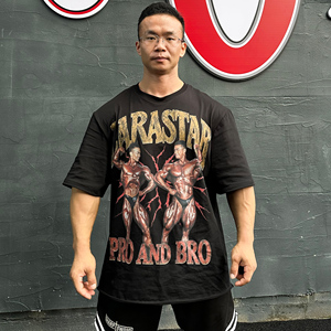 LS1630 T-shirt Sportiva Stampata a Maniche Corte, Vestibilità Comoda, Traspirante e Assorbente, per Allenamento e Casual, da <span class=keywords><strong>Uomo</strong></span> - Product Image 2