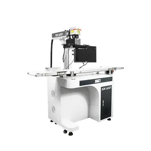 Lasermarkeermachine Met Ccd Automatisch Visueel Positioneringssysteem 50W 60W 100W