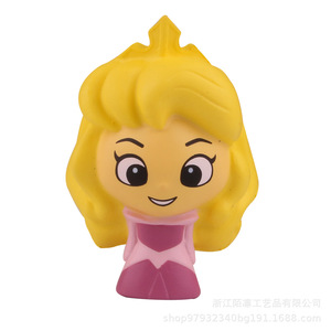 Tpe Fidget Toy Aurora Cartoon Character Slow <b>Rebound</b> Stress Relief For Kids 8 13 Years Unisex - Product Image 5