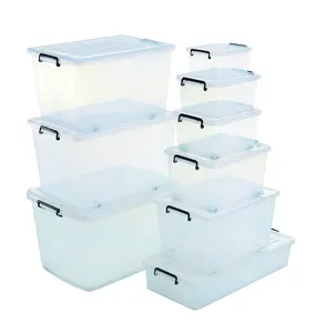 GREENSIDE Trade Assurance Transparent Multi-Purpose Sundries Storage Box Clear Storage Boxes Bins