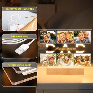 Paquete de 5 marcos acrílicos para imán de nevera Polaroid, Mini fotos instantáneas cuadradas transparentes, pantalla de Marco <span class=keywords><strong>Instax</strong></span> magnético - Product Image 5