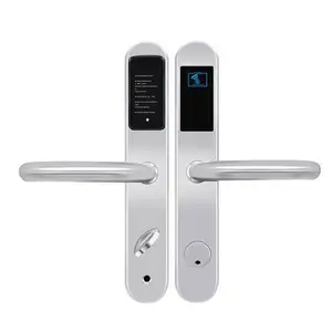 Door Lock Hotel Aluminum Alloy Door Hotel Lock Rfid European RFID Hotel Lock System Work With EM Hotel Smart E-Lock