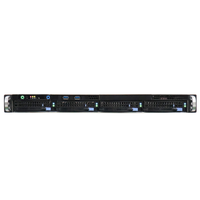 Server Penyimpanan Rak 1U yang Didukung oleh Server Penyimpanan Rak 1U dengan 4 Bay HDD 3.5/2.5 Inch