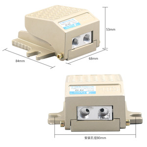 Vanne à pied pneumatique Fv-02, port 1/4 po, interrupteur à ressort à réinitialisation automatique pour le contrôle de l'air - Product Image 1