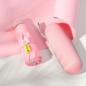Parapluie pliable coupe-vent compact/ouverture et fermeture automatiques, parapluie pliable léger en forme de capsule - Product Image 5
